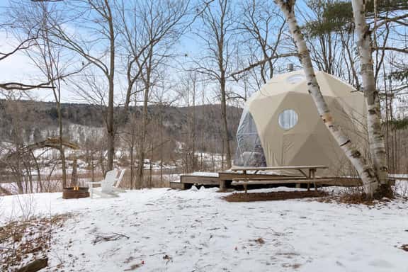 Luxury Riverside Geodome | Hot Tub, Sauna & Views - Image 1